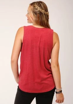 Roper Red Sleeveless Tee -Wearline Cloth Shop 0303705130426c