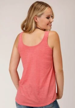 Roper Coral Jersey Knit Tank -Wearline Cloth Shop 0303705130485c