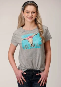 Roper "Wild & Free" Short Sleeve Shirt