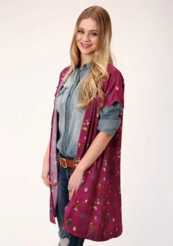 ROPER LADIES WOVEN CARDIGAN -Wearline Cloth Shop 0350005906053c
