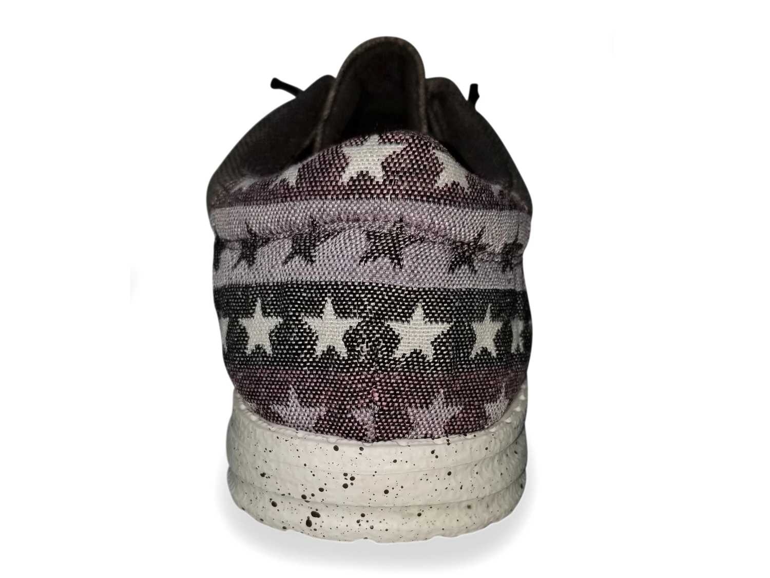 ROPER BROWN CANVAS WITH MULTI FABRIC HEEL 2 ROPER BROWN CANVAS WITH MULTI FABRIC HEEL - Image 2