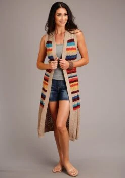 Stetson Sweater Knit Duster Vest