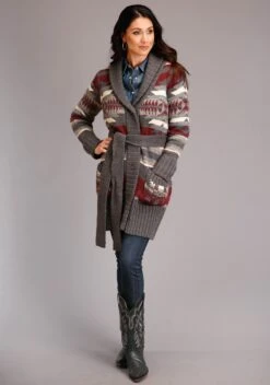 Stetson Acrylic & Wool Aztec Sweater