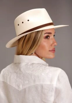 Stetson White Striped Linen Long Sleeve Blouse -Wearline Cloth Shop 1105005650517c