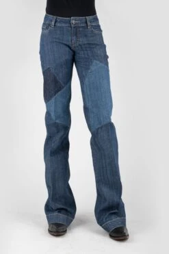 Stetson PATCHWORK ON FRONT THIGHS -Wearline Cloth Shop 1105402140811c