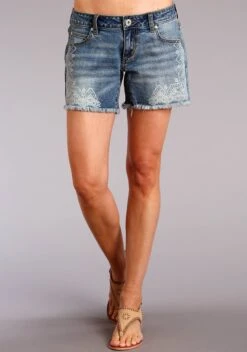 Stetson Frayed Denim Shorts