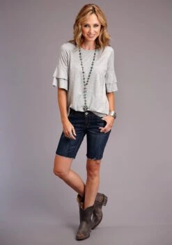 Stetson Stretch Denim Shorts -Wearline Cloth Shop 1105502025054c