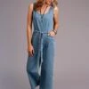 Stetson Tencel Denim Tank Style Jump Suit