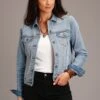 Stetson DENIM JACKET W/STRAIGHT FRNT BACK YOKE