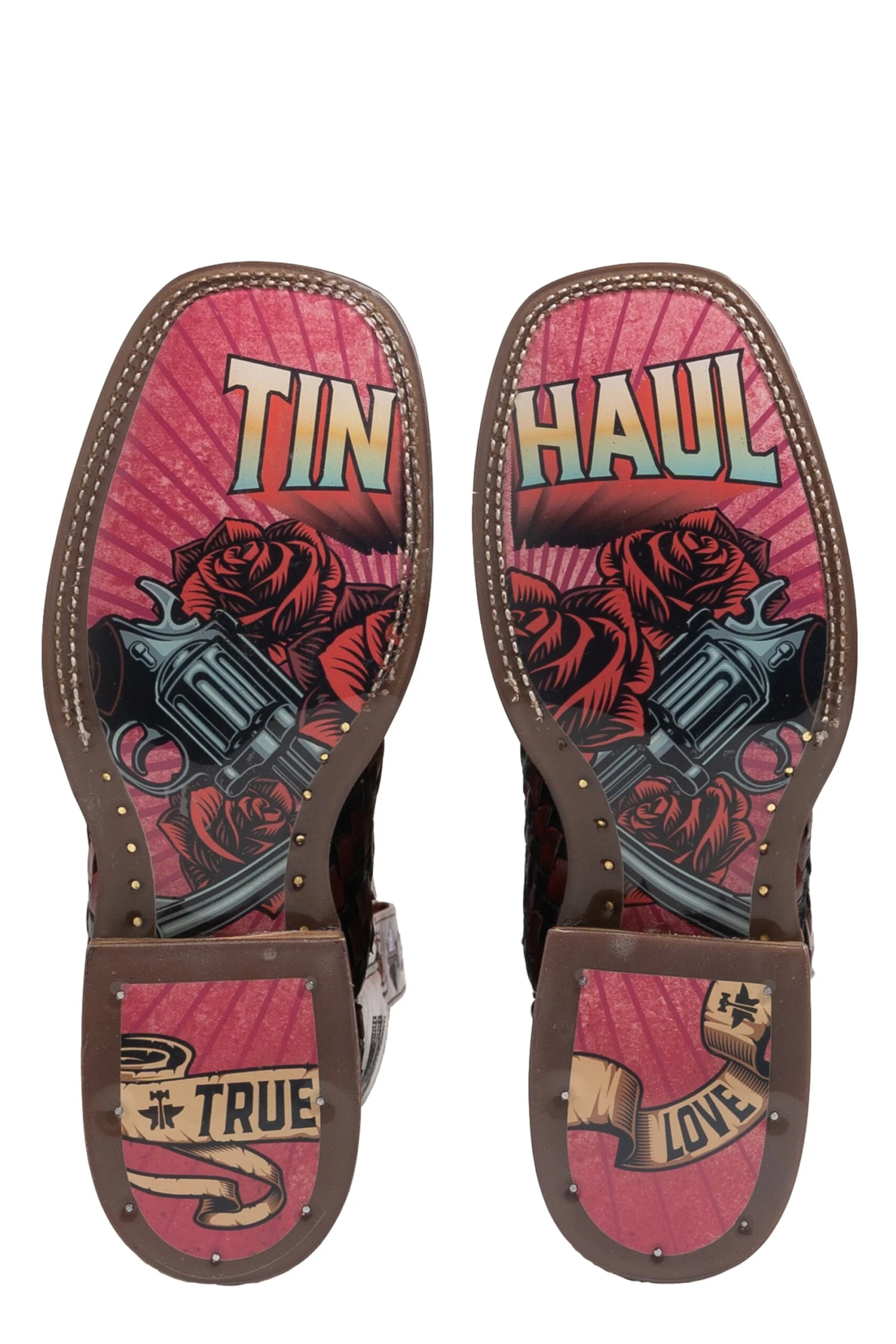 Tin Haul "Red Revolver" Square Toe Boot 2 Tin Haul "Red Revolver" Square Toe Boot - Image 2