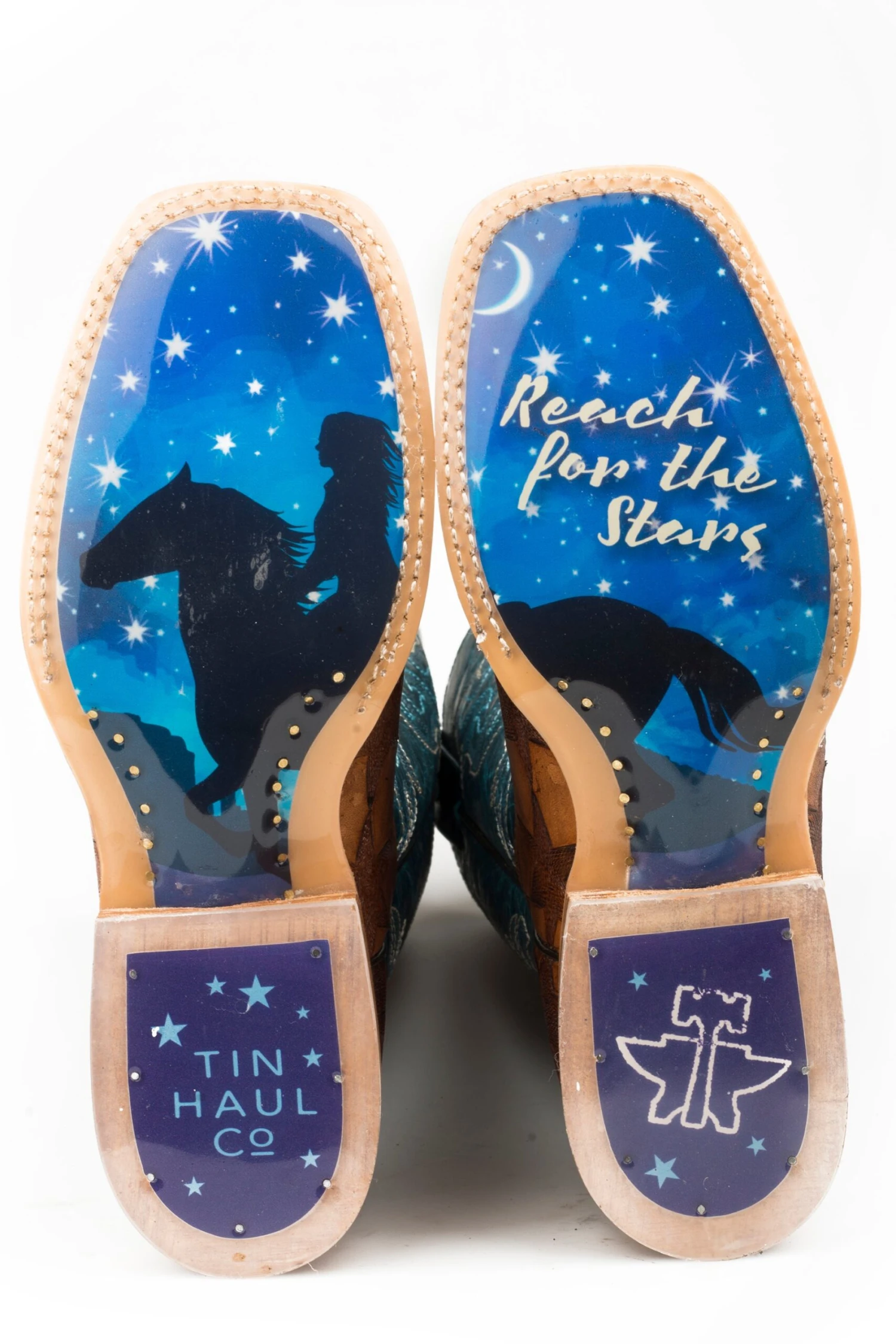 Tin Haul "Wish Upon A Star" Square Toe Boot 2 Tin Haul "Wish Upon A Star" Square Toe Boot - Image 2